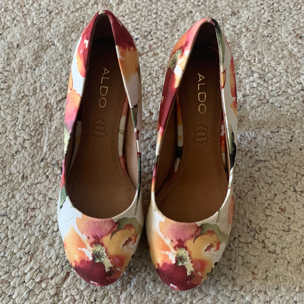 Aldo Floral Heels